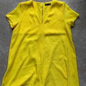 Mini Yellow dress - TRF Zara